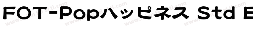 FOT-Popハッピネス Std EB字体转换